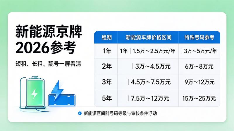 2026年北京车牌政策变化解读
